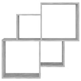 Wall Cube Shelf 80X15X78.5 Cm Engineered Wood