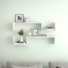 Wall Shelf 2 Pcs 100X15X20 Cm Engineered Wood