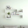Wall Shelf 2 Pcs 100X15X20 Cm Engineered Wood