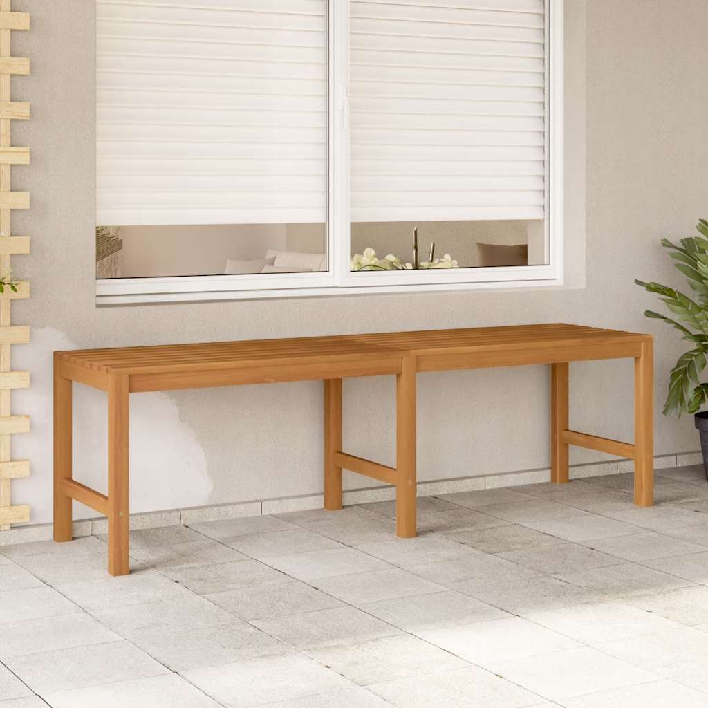 Garden Bench 180 Cm Solid Teak Wood