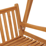 Swing Bench 170 Cm Solid Teak Wood
