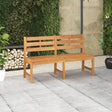 Garden Bench 114 Cm Solid Teak Wood