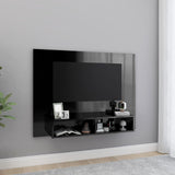 Wall Tv Cabinet 120X23.5X90 Cm Engineered Wood