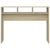 Console Table Sonoma Oak 105x30x80 cm Engineered Wood
