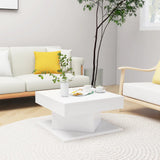 Coffee Table 57X57X30 Cm Engineered Wood