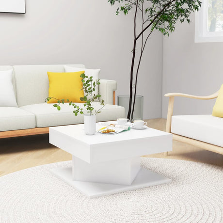 Coffee Table 57X57X30 Cm Engineered Wood