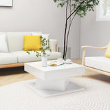 Coffee Table 57X57X30 Cm Engineered Wood