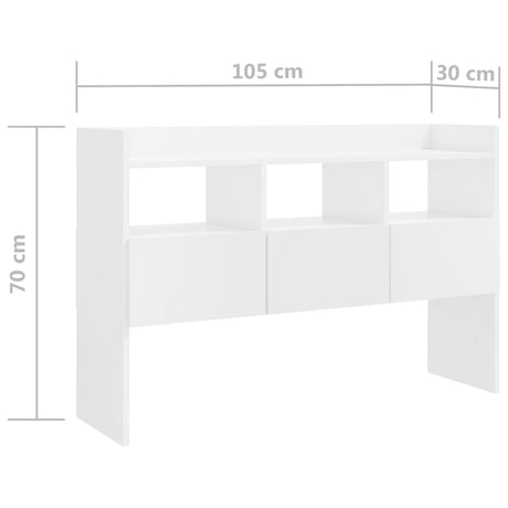 Sideboard 105X30X70 Cm Engineered Wood