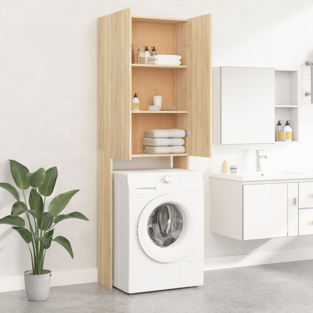 Washing Machine Cabinet 64X25.5X190 Cm