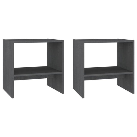 Bedside Cabinets 2 Pcs 40X30.5X40 Cm Solid Pinewood