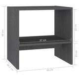 Bedside Cabinets 2 Pcs 40X30.5X40 Cm Solid Pinewood