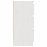 Bedside Cabinets 2 pcs White 40x29.5x64 cm Solid Pine Wood