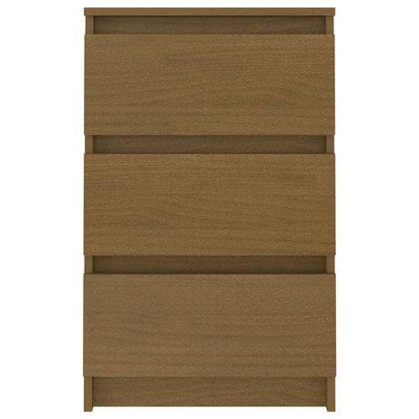 Bedside Cabinets 2 Pcs Solid Pine Wood