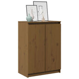 Sideboard 60X36X84 Cm Solid Pinewood