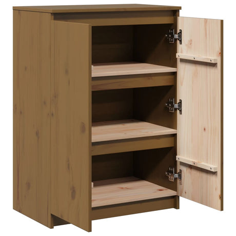 Sideboard 60X36X84 Cm Solid Pinewood
