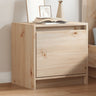 Bedside Cabinet 40X30.5X40 Cm Solid Pinewood