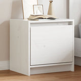 Bedside Cabinet 40X30.5X40 Cm Solid Pinewood
