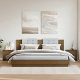 Bedside Cabinet 40X30.5X40 Cm Solid Pinewood