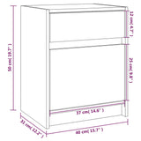 Bedside Cabinets 2 Pcs 40X31X50 Cm Solid Pinewood