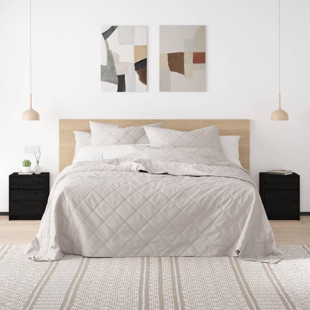 Bedside Cabinets 2 Pcs 40X31X50 Cm Solid Pinewood
