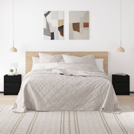 Bedside Cabinets 2 Pcs 40X31X50 Cm Solid Pinewood