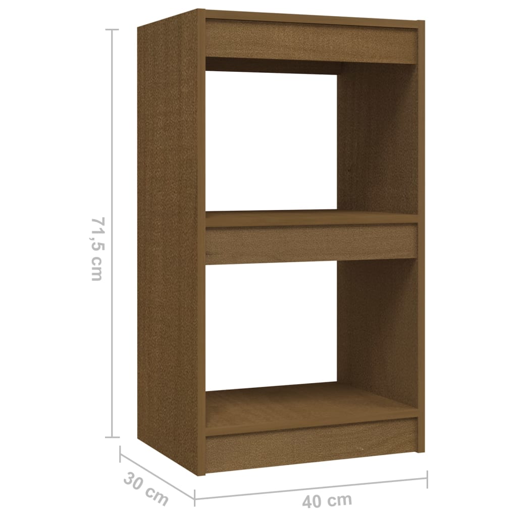 Book Cabinet 40X30X Solid Pinewood