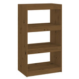 Book Cabinet/Room Divider 60X30X Wood Pine