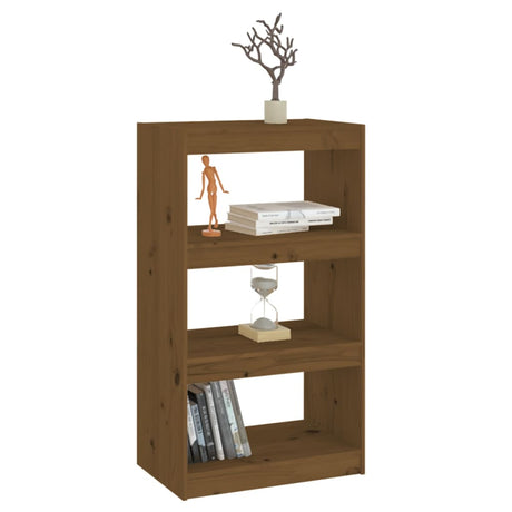 Book Cabinet/Room Divider 60X30X Wood Pine