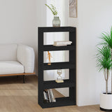 Book Cabinet/Room Divider 60X30X Wood Pine