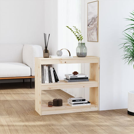 Book Cabinet/Room Divider 80X30X Solid Wood Pine