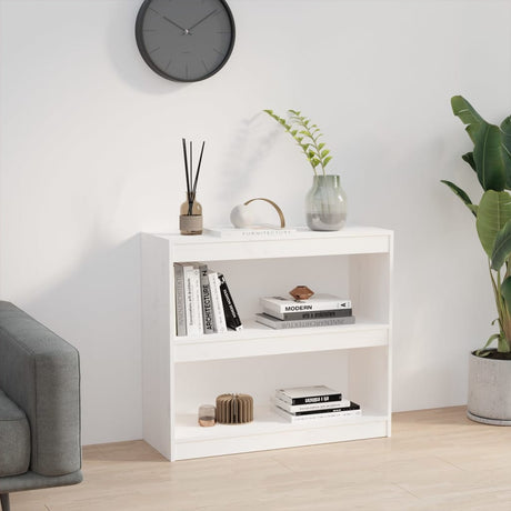 Book Cabinet/Room Divider 80X30X Solid Wood Pine
