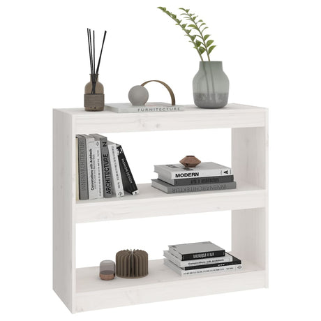 Book Cabinet/Room Divider 80X30X Solid Wood Pine