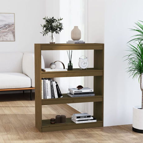 Book Cabinet/Room Divider 80X30X Solid Wood Pine