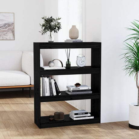Book Cabinet/Room Divider 80X30X Solid Wood Pine