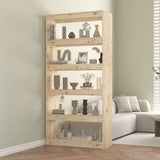 Book Cabinet/Room Divider 80X30X Solid Wood Pine