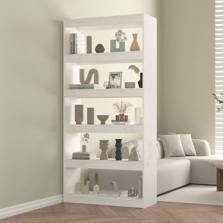 Book Cabinet/Room Divider 80X30X Solid Wood Pine