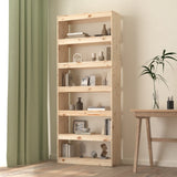 Book Cabinet/Room Divider 80X30X Solid Wood Pine