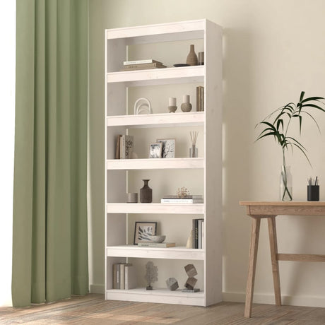 Book Cabinet/Room Divider 80X30X Solid Wood Pine