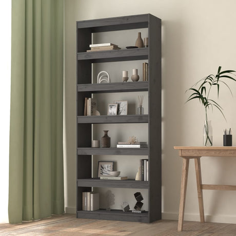 Book Cabinet/Room Divider 80X30X Solid Wood Pine