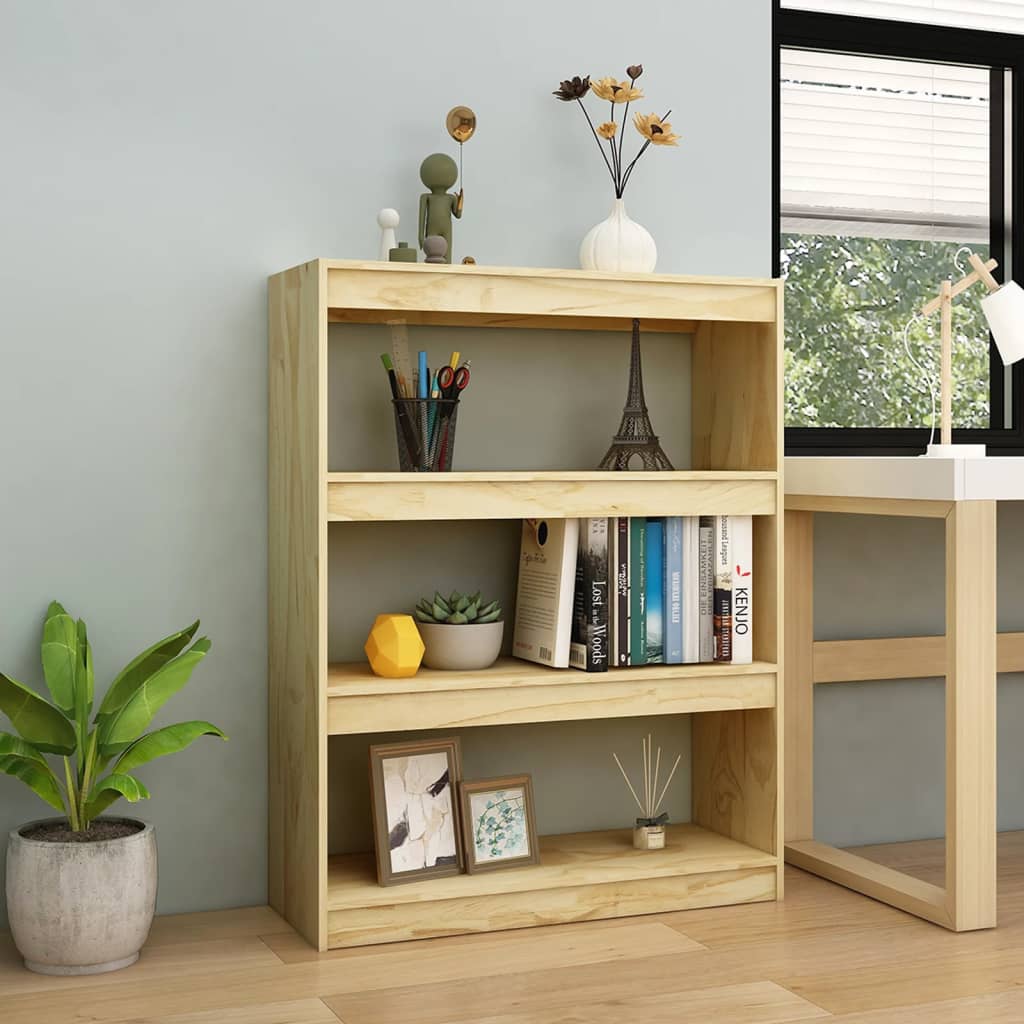 Book Cabinet 40X30X Solid Pinewood