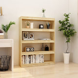Book Cabinet 40X30X Solid Pinewood