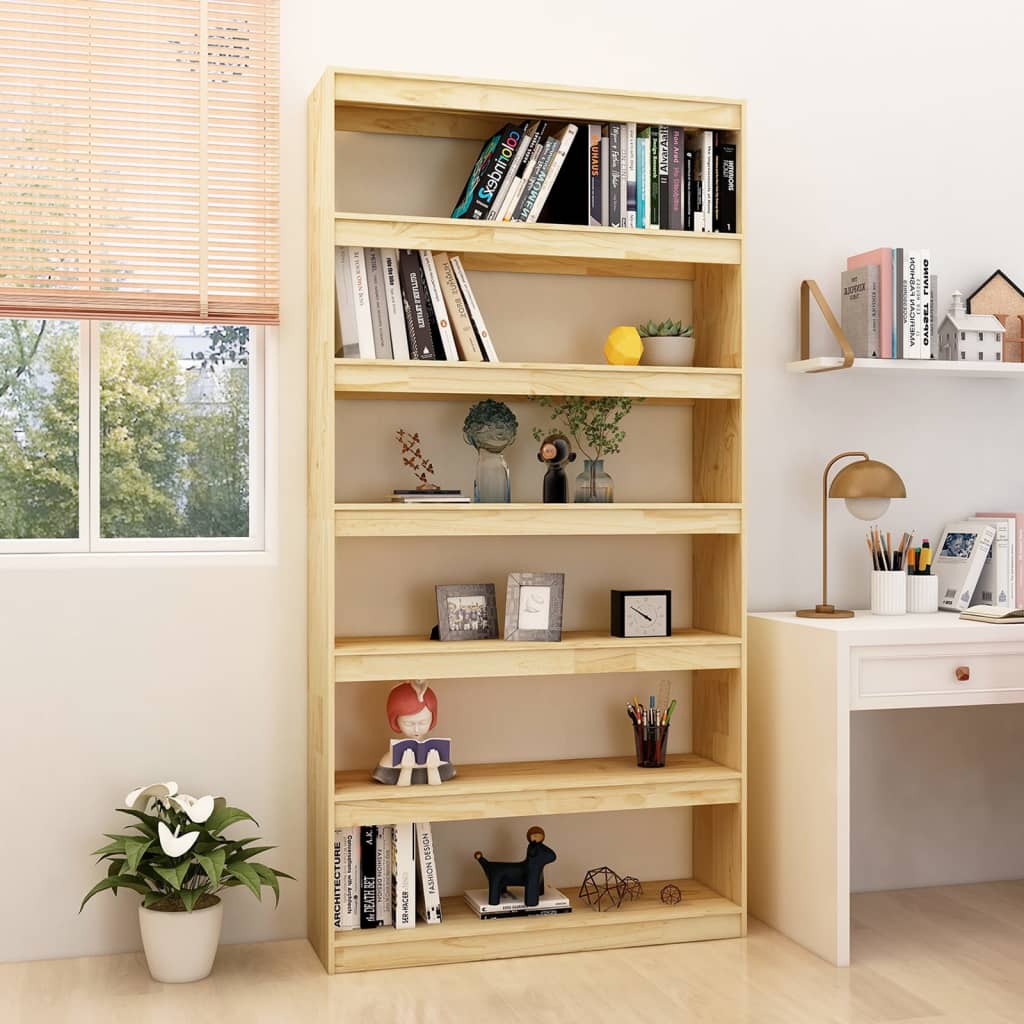 Book Cabinet 40X30X Solid Pinewood