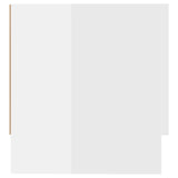 Wardrobe High Gloss White 100x32.5x35 cm Engineered Wood