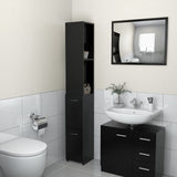 Bathroom Cabinet 25X26.5X170 Cm Engineered Wood