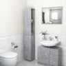Bathroom Cabinet 25X26.5X170 Cm Engineered Wood