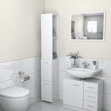 Bathroom Cabinet 25X26.5X170 Cm Engineered Wood