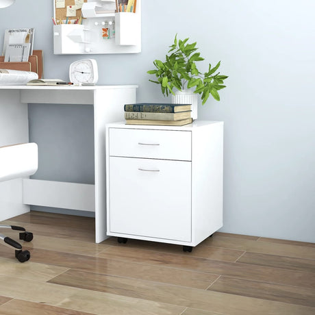Rolling Cabinet 45X38X54 Cm Engineered Wood