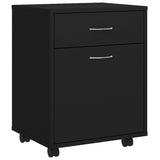 Rolling Cabinet 45X38X54 Cm Engineered Wood