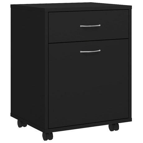 Rolling Cabinet 45X38X54 Cm Engineered Wood