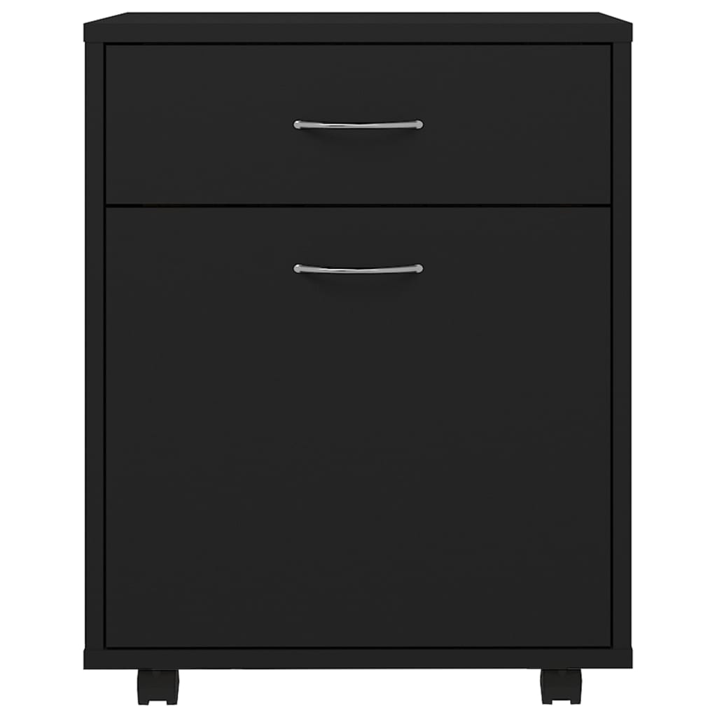 Rolling Cabinet 45X38X54 Cm Engineered Wood